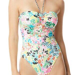Coco Rave Swimwear XL Cruise Multi Color One Piece Bathing Suit Floral New Beach